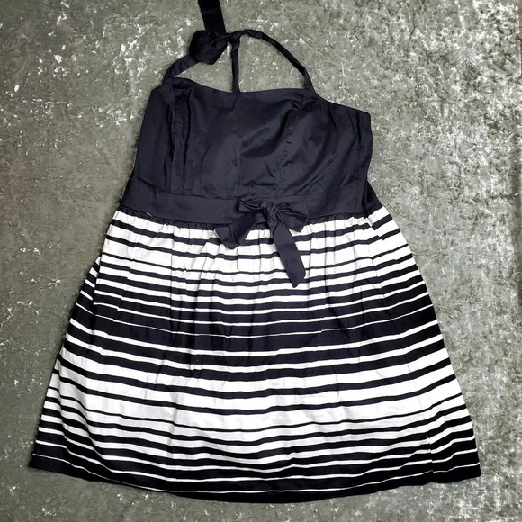 Torrid Striped Halter Dress - Picture 1 of 9